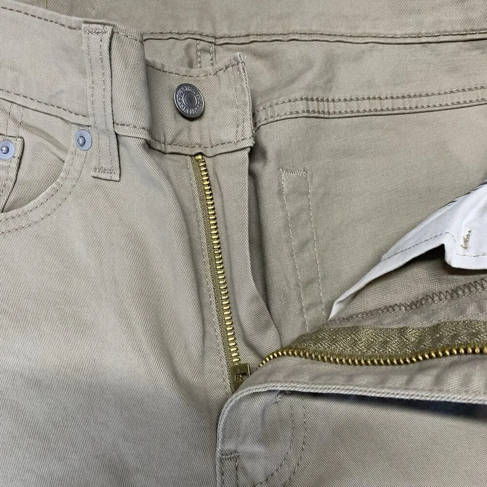 NWT Levi's Men's 514 Straight Fit Stretch Jeans 32/34 Sand Brown